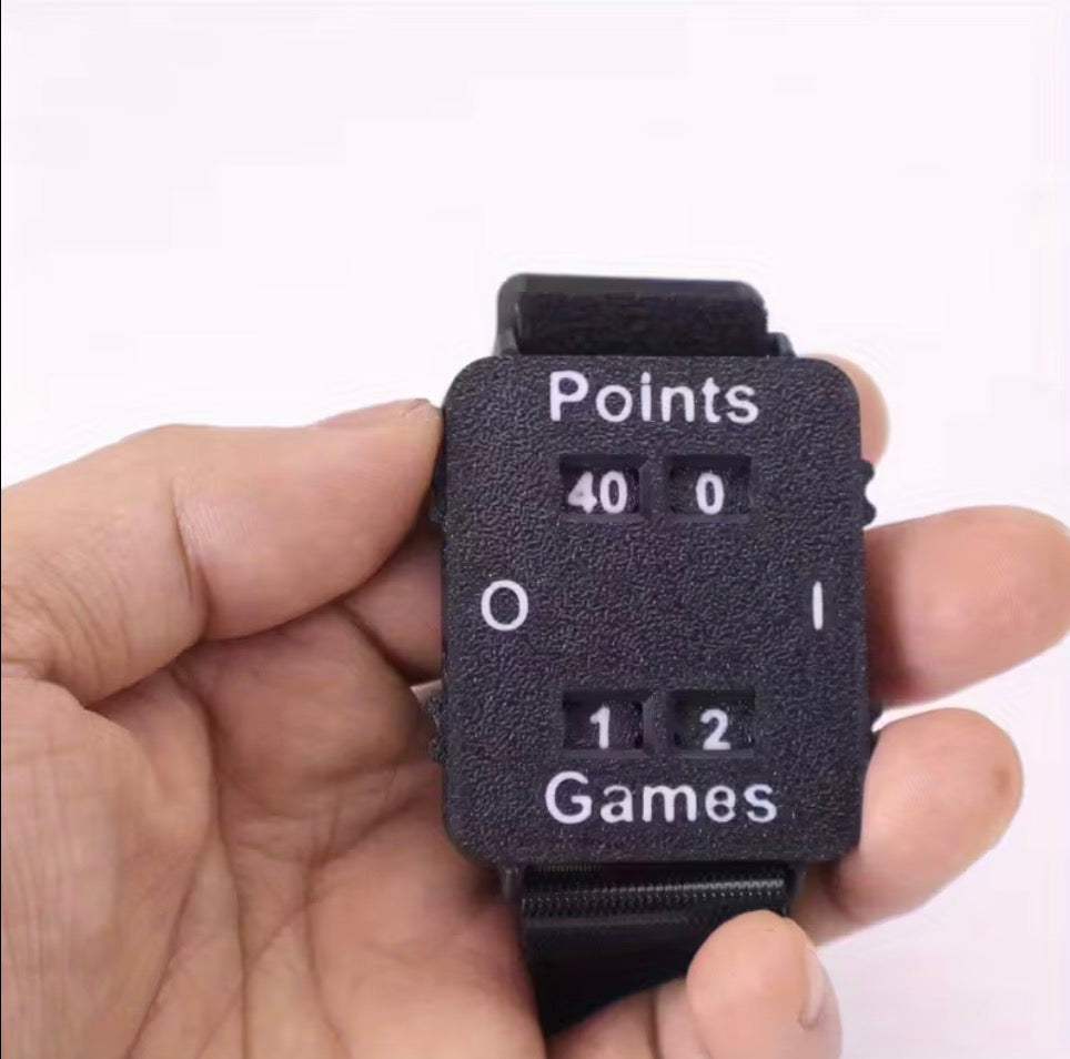 Score tracker wristband